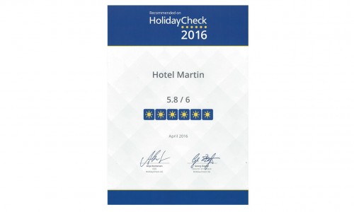 Empfohlen auf HolidayCheck